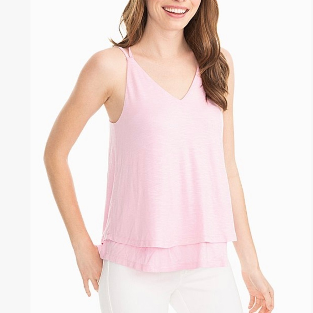 SOUTHERN TIDE “Lena” Pink Pearl Tank